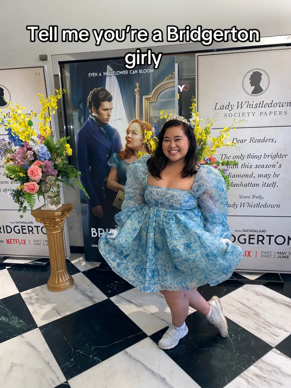I love Bridgerton i will go to every pop up, fan screening, shop collaboration for it like @Bath & Body Works !!! @Bridgerton is a guilty pleasure #bridgerton #nyc 