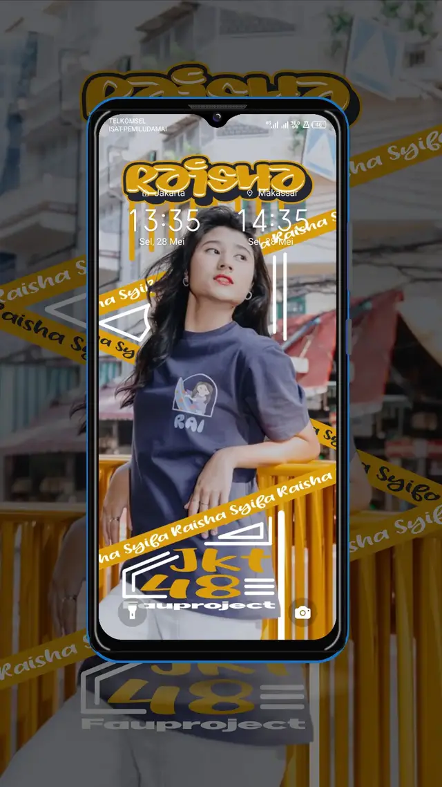Raisha ver😎#jkt48 #jkt48newera #raishajkt48 #fyp #foryou #wallpaper 