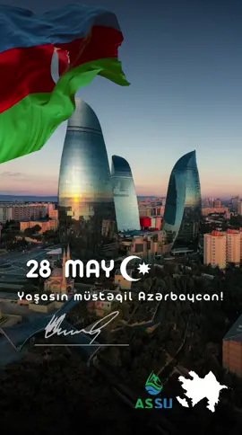 Müstəqillik Günümüzdən 106 il ötür. 🇦🇿 Şərqdə ilk demokratik dövlət olan Azarbaycanın müstəqilliyi əbədidir.  Yaşasın müstəqil Azərbaycan! #assu #assugroup #azerbaijan #azerbaycan #musteqillikgunu #28may #müstəqillikgünü #kesfet #baku #azerbaijan #azerbaycan🇦🇿 #baki #bakı 