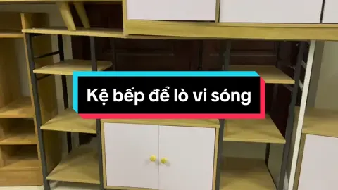 Kệ bếp để đồ lò vi sóng. Kệ bếp đôi và đơn. #kệđểđồ #kệđanăng #gỗmdf #xuhuong 