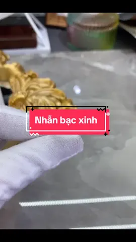 Nhẫn bạc ý xinh lung linh luôn mấy bà ơi #phukientrangsuc #trangsuc #nhẫn #nhanbacxinh #nhanbacnu #nhanbacs925 #nhanbac #muataitiktok #mittohip98 