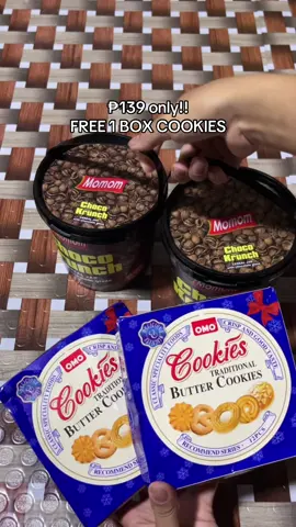 Wow grabe 139 lang tapos may free 1 box cookies pa!!!😋 #foryoupagee #fypシ゚viral #viral #trending #buy1take1 #snacks 
