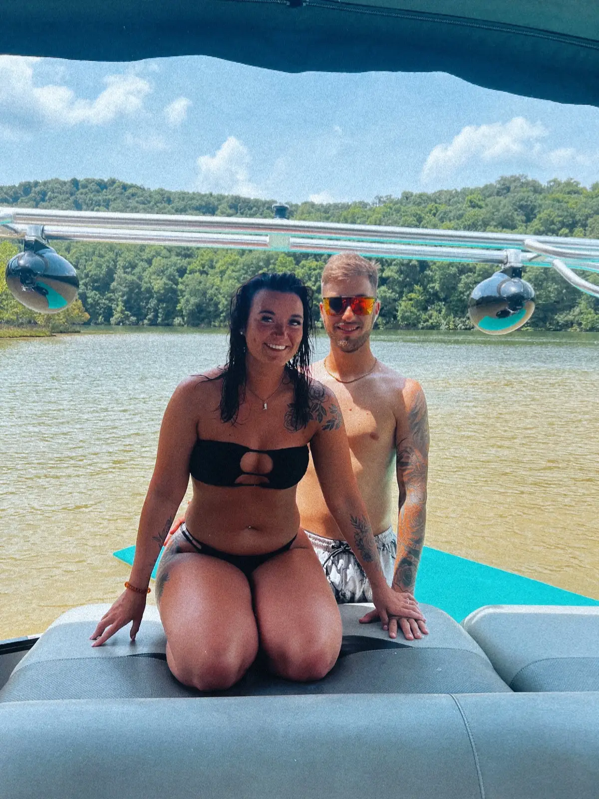 I love boat days with my favs 🫶🏼 #fyp 