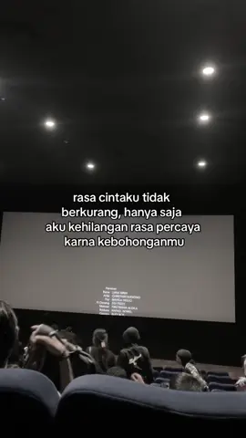 ga segampang itu buat sembuhin trust issue