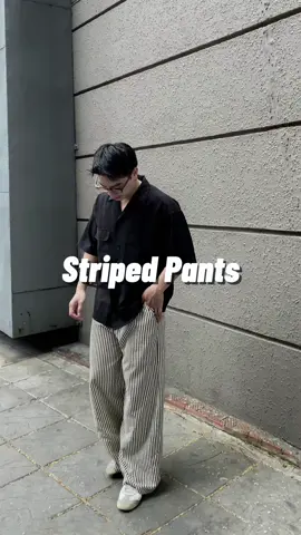 Quần sọc này phối đồ đẹp cực luôn #TikTokFashion #review #fyp #goclamdep #reviewthoitrang #quanongrong 