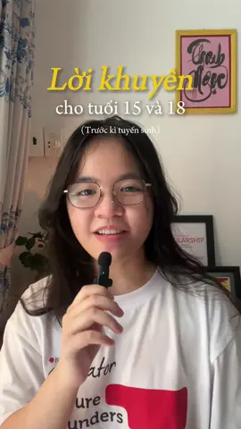 Một chút lời khuyên trước tuổi chuyển giao, năm nay mình cũng có em trai thi nên hiểu cảm giác đó lắm. Chúc các em thành công với những nguyện vọng của bản thân nhé ❤️ #thoughts #tuyensinh10 #thidaihoc #fyp #xuhuong