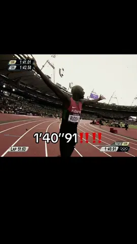 ‼️800m WR‼️ Cela fait maintenant 12ans que la légende David Rudisha a battu le RECORD DU MONDE du 800m durant les JO de Londres 🏟️🏟️ Quel GOAT 🐐 #trackandfield #olympics #worldathletics #athletics #worldrecord #sprint #800m #rudisha #2laps #stream #world 
