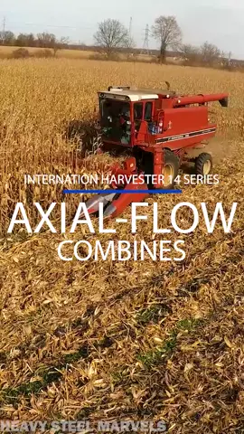 International Harvester 14 Series Axial-Flow Combines (Including Famous 1460 Model) #internationalharvester #combineharvester #axialflow #caseihagriculture #tractor