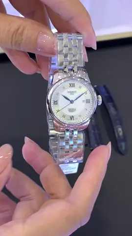 Đồng hồ TISSOT LE LOCLE AUTOMATIC LADY (29.00) 20TH ANNIVERSARY (8 diamond Top Wesselton, VS/SI, 8/8 single cut, 0.0304 ct.) #swissmade #tissot #toptenco #swisswatches #lelocle #anniversary #forher #shopdonghotoptencantho #vincom #foryou 