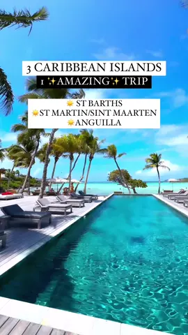 3 in 1 trip 💁🏻‍♀️ i LOVE all three of these islands #tiktoktravel #traveltips #caribbean #anguilla #stmartin #stbarths 