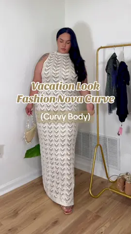 Elevated vacation dinner night look. @FashionNovaCURVE  Search:  At The Villa Crochet Maxi Dress - Cream (size up if you want a loose fit)  Plenty Of Fish In The Sea Wrap Up Heels - Gold Call Me on My Shellphone Handbag - Natural/Combo #FashionNovaCurve #plussize #plussizefashion #novababe #OOTD #vacationoutfits #plussizevacationoutfits #plussizetiktok #contentcreator #plusootd #creadoresdecontenido #fashioncontent