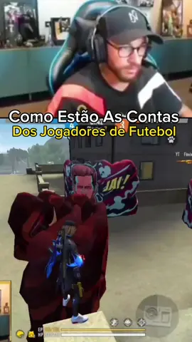 Como Estão As Contas Dos Jogadores De Futebol Que Já Jogaram Free Fire!! #neymaff #freefire #garenafreefire #ffviral #nobru #messi 