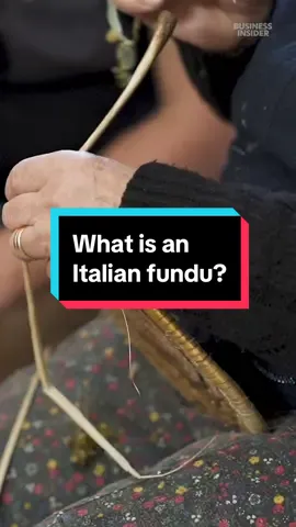 This rare pasta is set out to dry on a special tray called a fundu, which only a few Italian women know how to weave. #Italian #Pasta #SuFilindeu