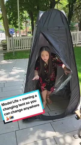 Model Life = owning a changing tent so you can change anywhere 💃📸#lol #viraltiktok #pose #followme #likes #creative #create #fun #photography #photoshoot #fashion #outfitoftheday #OOTD #outfitideas #outfitinspo #outfitcheck #potd #trending #model #models #modellife #modelling #cool #viral #Love #red #dress #dressup #pov #mood #sunday #tbt #reels #reelsinstagram #nyc #switchup #classy #smile #happy #cool #tiktok #dope #repost #temu #ah 