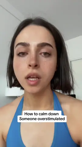 How to help a neurodivergent person who is over stimulated to calm down. #adhd #adhdtiktok #adhdtok #adhdcheck #neurodivergent #adhdhelp #adhdhelp #adhdawarness #audhd 