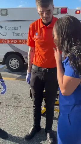 The ambulance shows up to get Ashley off the ground from what Rocsi did to her!  #fyp #kountrywaynenewvideos #kountrywayneskits #kountrywaynelive #kountrywaynecomedy #kountrywayne 