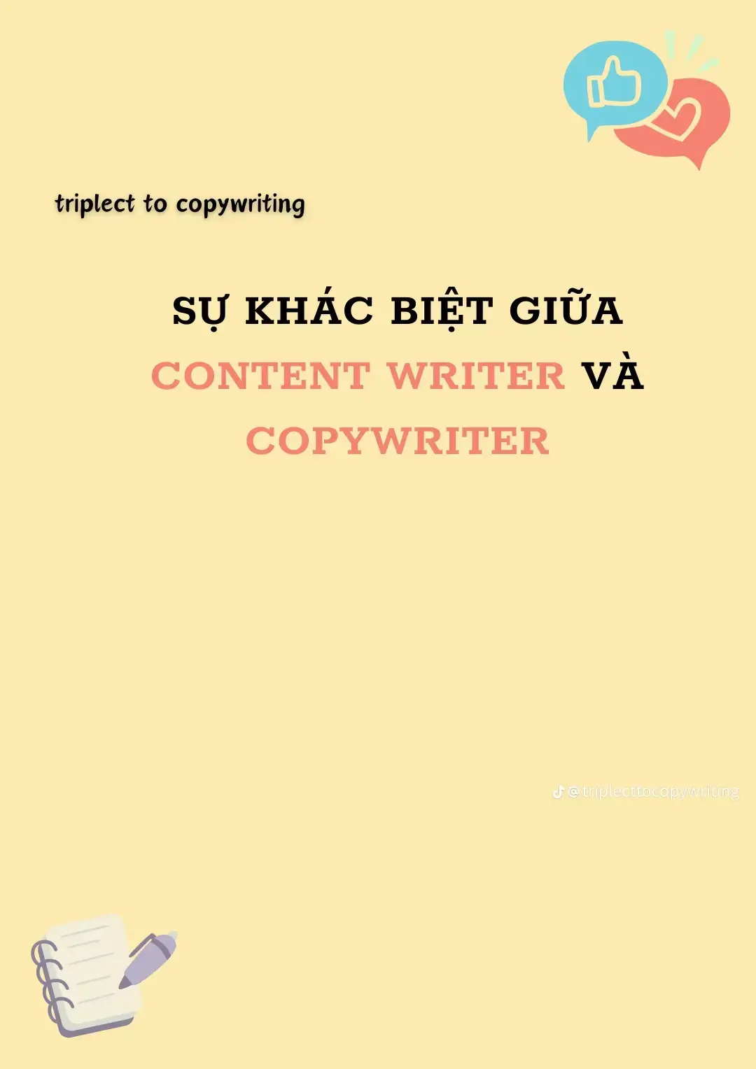 Sự khác biệt content writer và copywriter #copywriter #contentcreator #copywriting #socialmediamarketing #truyenthongdaphuongtien #contenmarketing #xuhuong 