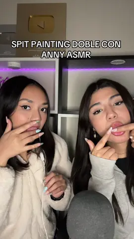 Spit painting doblemente relajante con @Anny Asmr 🩷🫧🍃 video juntas en el link 🙂‍↔️ #paratii #viralvideo #paratipage #ASMR #fypシ゚viral 