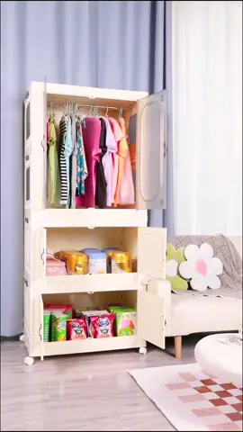 Wardrobe Cabinet #fyp #wardrobecabinet #storagecabinet #organize #stackable #almaribaju #foldable 