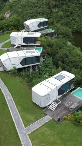 A house that can be sent by express delivery.#chinavessel#scenicspot#mobilehome #camping#spacecapsule#prefabhouse