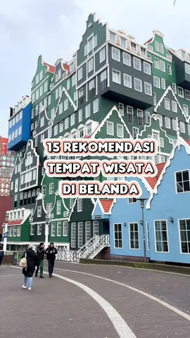 15 Rekomendasi tempat wisata di Belanda Negara #Belanda ini memang terkenal dengan kawasan wisata museum dan wisata sungai atau kanalnya. Jadi kemanapun kalian pergi pasti menemukan sungai dan perahu diberbagai sudut kota. Plusnya ada banyak banget bangunan dan gedung gedung tua yang antik, klasik dan unik pastinya. Nah berikut ini beberapa tempat wisata yang bisa kalian kunjungi saat berada di #Netherland atau Belanda, baik itu wisata yang berbayar maupun yang gratisan 1. #Rijksmuseum : 400.000 2. Van Gogh Museum : 390.000 3. Taman #Vondelpark : Gratis 4. Royal Palace Amsterdam : 220.000 5. #Amsterdam Central Station : Gratis 6. Moco Museum : 400.000 7. Amsterdam Central Library : Gratis 8. #Keunkenhof : 350.000 9. #Volendam Edam : Gratis 10. Red Light Districk : Gratis 11. Belanja di The Nine Streets 12. Tropen Museum : 300.000 13. Amsterdam Canal Crusie: 250.000 14. Hotels Amsterdam Zaandam : Gratis 15. #Zaandam Zaanse : Gratis Ada yang mau Nambahin? #traveling #traveler #backpacker #eropa #euro #tripbelanda #netherlans #tripeurop #viralid