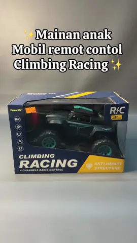 Ga perlu yg mahal kalau Bikin anak seneng 🥰  Mobil remot control climbing racing  #toys #pyp #mainananak 