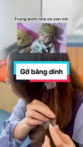 Mẹo gỡ băng dính trên tóc #mẹovặt #lifehacks #btaskee #ungdunggiadinh 