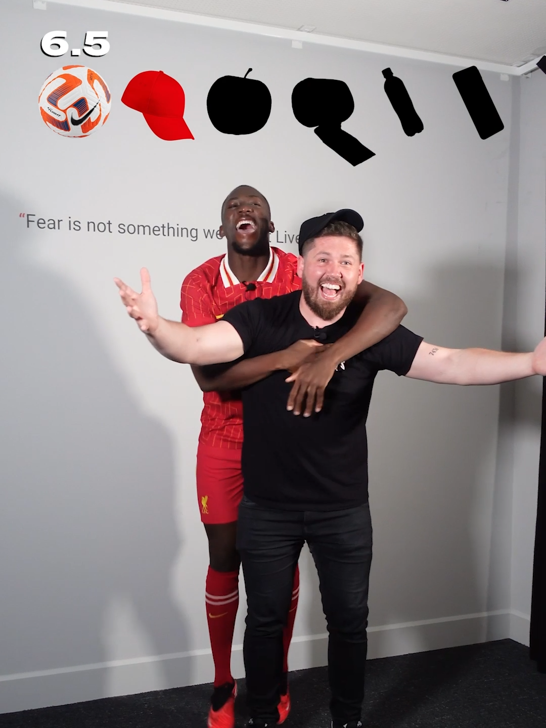 Liverpool FC Players Rate My Touch ⚽️ #liverpool #liverpoolfc #lfc #konate #rate #football #soccer #futbol #challenge