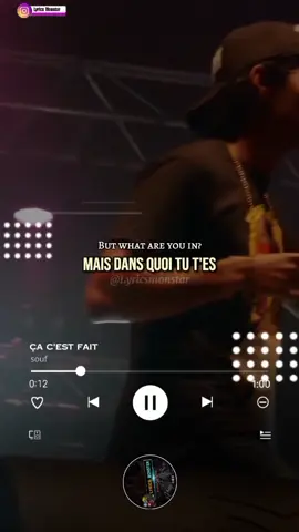 Ça c'est fait - Souf (Lyrics Video)  #cacestfait #souf #englishtranslation  #frenchmusic #france #RnB #rnbmusic #rapmusic #Americanmusic #worldmusic #drainmontanalyrics #lyricsmonstar #lyrics #Lyricsvideo #afrobeat #africanmusic #liveperformance #concert #lyrics #trend #fyp #viral #foryou 