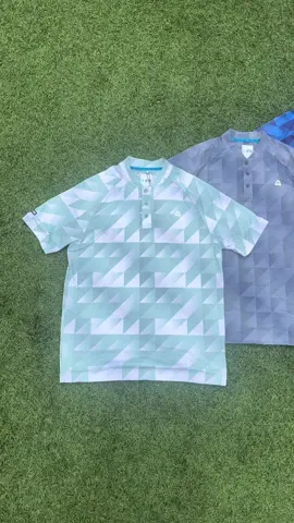 Designed for summer golf. The Geo Print Polo is crafted in a breathable, high stretch material that helps you keep both cool and comfortable when taking to the course. #ATSGgolf #Golf #golftiktok #golflife #golfclothing 