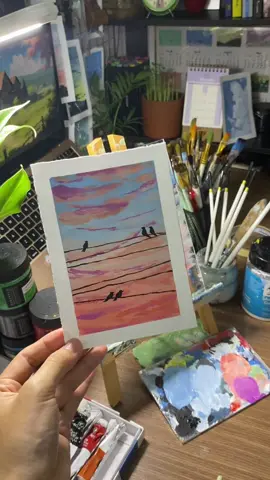 cầu vồng 💙🌤️🌧️☁️ . . . #goccuaquyen #drawing #watercolorart #watercolorpainting #watercolour #art #watercolorist #painting #watercolors #watercolor_art #painting #watercolorsketch #acrylicpainting #acrylpainting #acrylic #painting #art #artsy #artesanato #blue #blueaesthetic #clouds #colorfulart #landscapepainting #mountainart #gouache #gouacheart #paintingoftheday🎨🖌️ #CapCut 