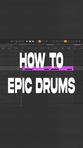 HOW TO EPIC DRUMS IN 60SEC #epicmusic #trailermusic #drums #composer #sounddesign #cinematic #ableton