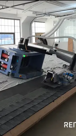 Innovative Robotic Roofing Machine! #robotics #construction #innovation #tradeshow #roofing