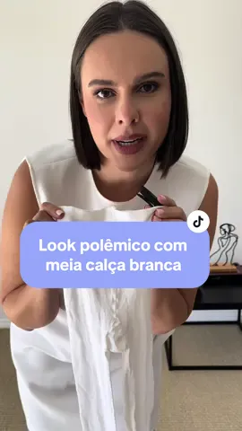 Eu só tinha uma meia calça branca e um sonho de dar certo! #meias #meiacalça #TikTokFashion #moda #FashionTikTok 