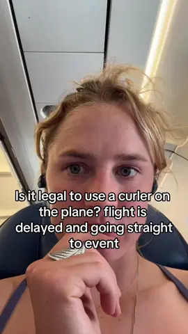 stressing #plane #flight #fypage #fyppppppppppppppppppppppp #fypシ゚viral #hair 