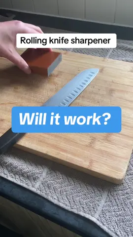 The rolling knife sharpener  Sharpen your knives with ease  Knife sharpening  #tiktokmademebuyit #tiktokshop #kitchengadgets #knifesharpening 