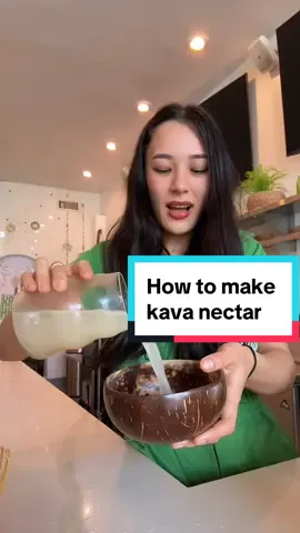 how to make kava at home in 10 seconds kava nectar is the best non-alcoholic drink you can actually FEEL because it supports relaxation and social uplift (or chillaxing if you try our blue bag) without making you feel out of control of your body.  here’s is how to make the BEST summer drink EVER!! recipes don’t have to be complicated to be good, that’s why my favorite - and most simple - recipe is a classic and perfect for the summer. COCONUT WATER KAVA NECTAR coconut water: 1-1.5 cups kava nectar: 1tsp whisk/mix and enjoy over ice! it’s refreshing and earthy but with that kick from the kava nectar you would normally want from a cocktail, which means, its better than a cocktail, or a mocktail, I promise!! #kava #kavanectar #kavahana #sobercurious #tiktokshopsummersale 