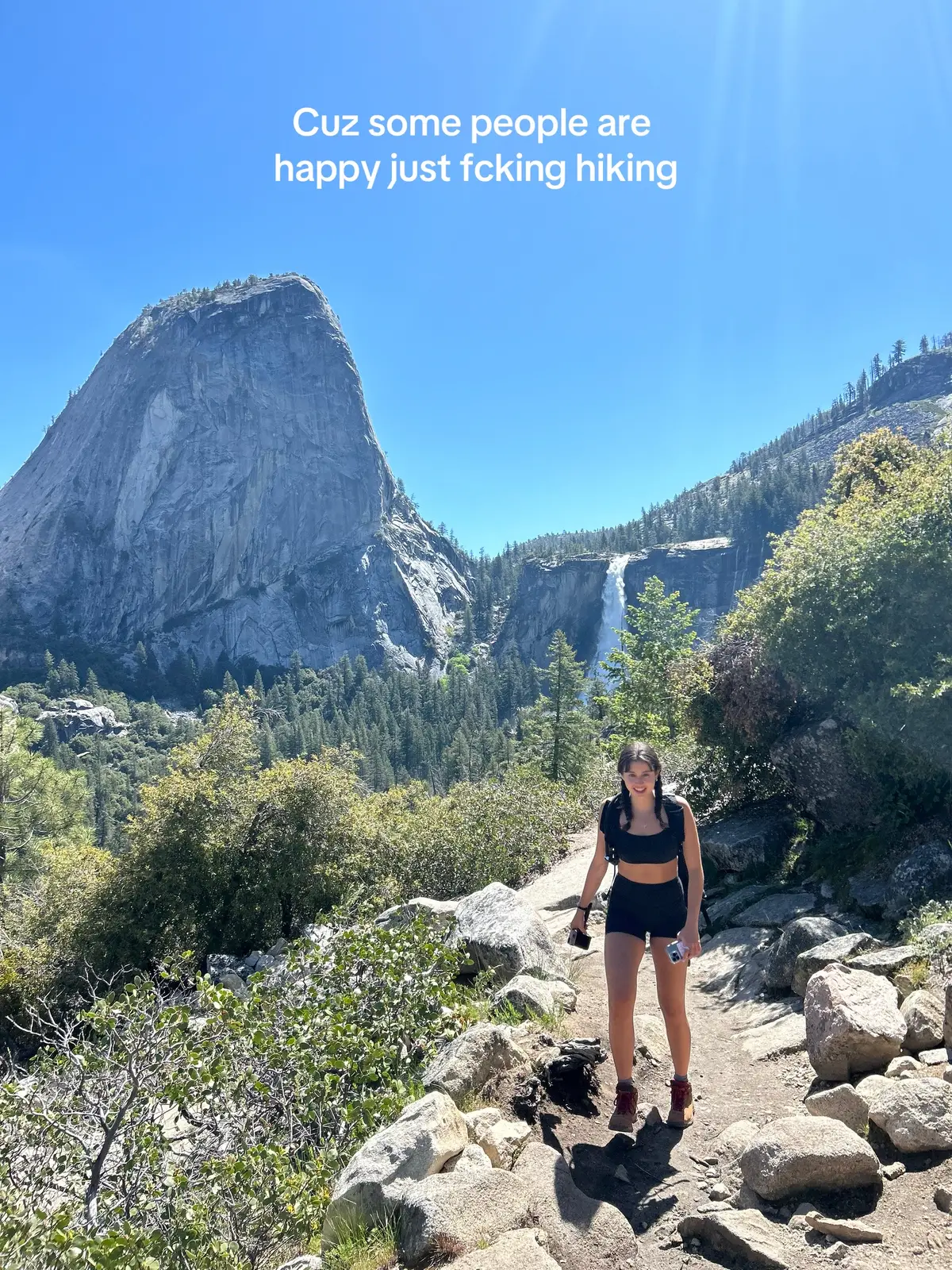 Not a fan of granola in the morning but love me some protein bars  #hikingszn #hike #outdorsyaesthetic  #yosemitenationalpark #zionnationalpark #sequioanationalpark #somepeoplearehappyjusthiking 