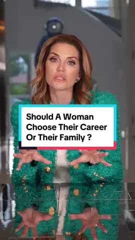 Should A Woman Choose Their Career Or Their Family ?