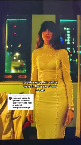 Replying to @yokebed : they nailed the Solène fashion style for the movie The Idea of You and here we are to prove! This beautiful silk dress is from Fendi! . . #theideaofyou#theideaofyoumovie#annehathaway #annehathawayedit #annehathawaystyle #fendi#fashiontiktok #movietiktok#movierecommendation #fyp 