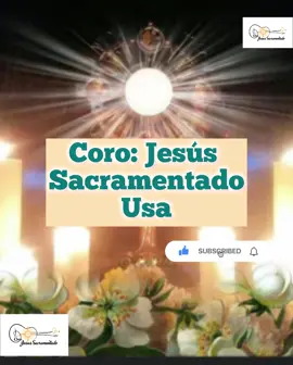 #benditoseasmidios #corojesussacramentadousa #coros #cantoscatolicos #musicacatolica #cantoscatolicos #horasanta #misa #cantosmisa #santisimo 
