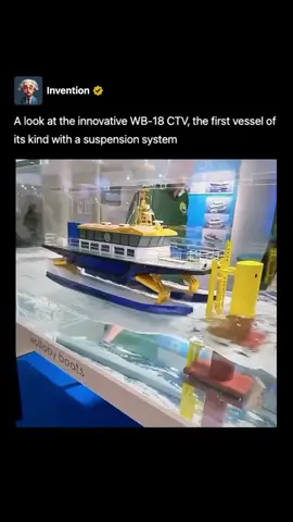 The Wallaby WB-18 vessel is an innovative marine craft distinguished by its pioneering suspension system, which is the first of its kind in the maritime industry.  This suspension system, developed by Nauti-Craft, utilizes a unique hydraulic arrangement that isolates the vessel’s hull from the motion of the sea, significantly enhancing stability and comfort. By actively responding to waves and adjusting the position of the hull in real-time, the WB-18 minimizes the impact of rough seas, thereby reducing fatigue for both the vessel and its passengers.  This technology not only improves ride quality but also extends operational capabilities in challenging conditions, making the WB-18 ideal for a variety of applications, including offshore wind farm servicing, coastal patrol, and high-speed ferry operations. The Wallaby WB-18’s advanced suspension system represents a significant leap forward in maritime engineering, setting a new standard for sea-going vessel performance and safety. Video Credit: YouTube/Wallaby Boats #History #Science #education #learn #invention #entertainment #news #interesting #Tech #facts #story #fyp #viral #explore