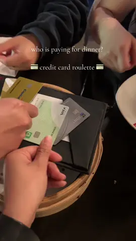 credit card roulette challenge 💳🤪 #challenge #dintaifung #dinner #girls #friendshipgoals @Ginny @E ᥫ᭡. @Sal Carreon 