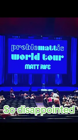 I was so looking forward to laughing my ass off tonight… it was already rescheduled and looks like it will be again… 😟 hope he’s ok!  #comedian #mattrife #sad 