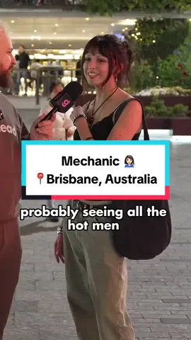 How much does a Mechanic make📍Brisbane, Australia 👩🏻‍🔧 #jobs #brisbane #streetinterview #pay #salarytransparency 