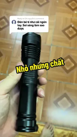 Đèn pin cầm tay vỏ thép siêu sáng #denpinsieusang #denpin #hanhmet7 #viralvideo #viral #xuhuong 