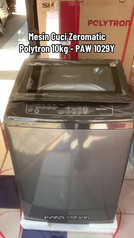 Polytron Mesin Cuci 1 Tabung 10kg PAW 1029Y #mesincuci #mesincuciotomatis #mesincuci1tabung  #mesincucipolytron #laundry #laundryroom #sukabumi #sukabumijawabarat 