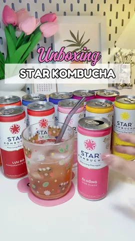 Mỗi ngày 1-2 lon Star KOMBUCHA đẹp da, đẹp dáng nè🤩🤩#starkombucha #unboxing #unboxingasmr #unboxingvideo #xuhuong #fyb #fybシ #chit_unbox #chit_review #kimhautt  