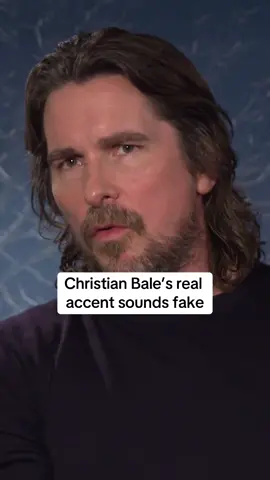 That impression he did of his kids’ English accents 😂 #christianbale #acting #actor 