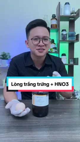Lòng trắng nhưng phản ứng xong lại giống lòng đỏ phết🤣 #thaygiaongaohoa #LearnOnTikTok 